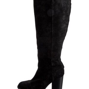 Elegant Black Knee-High Women's Boots